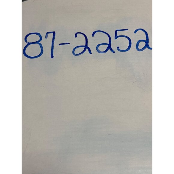 Van Heusen Men's Never Tuck Geo Print Slim Fit Shirt 2XL 18-18 Blue Cotton/Nylon - Picture 7 of 7